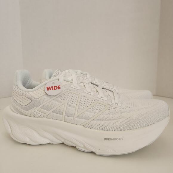 New Balance Women's Fresh Foam X 1080 V13 Running Shoe, White/, 6.5 wide - Picture 2 of 10